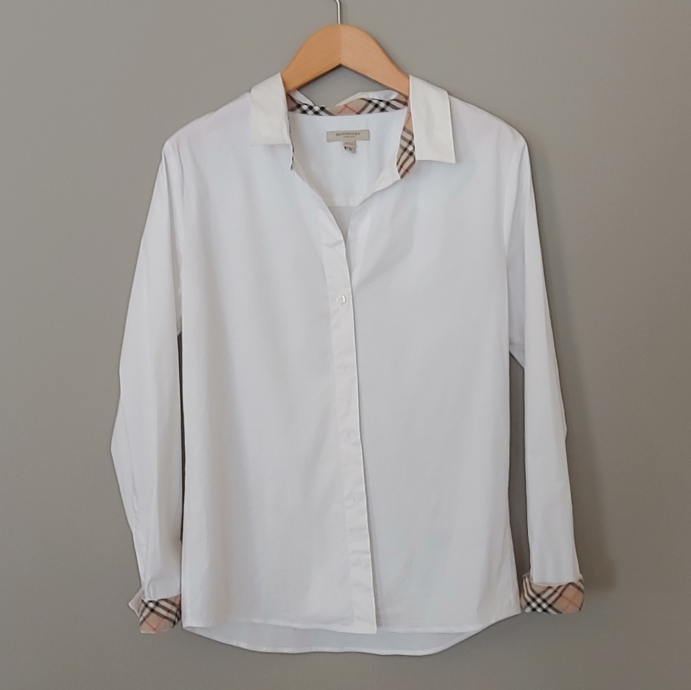 *Burberry* button-up Top